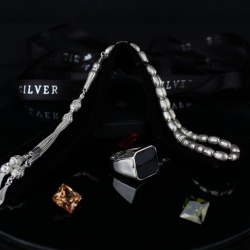 Silver set: Ring&Rosary - 1453