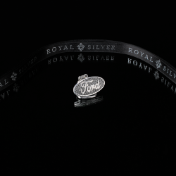 Silver keychain 'Ford' - Black - 013